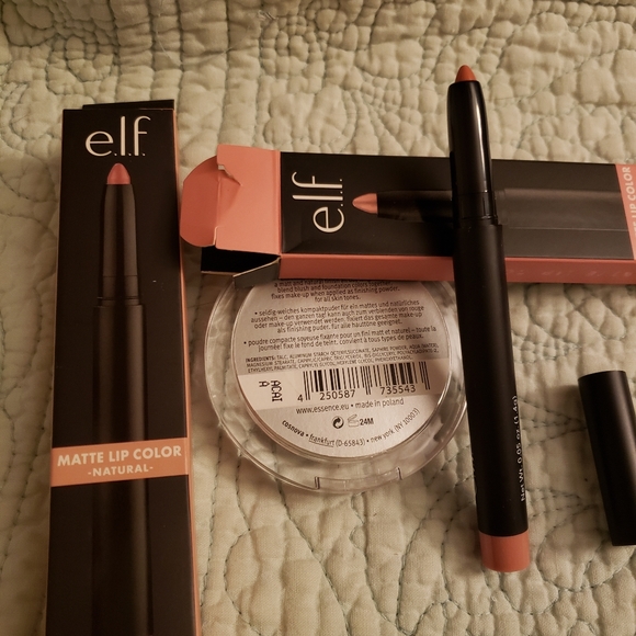 NEW ELF Matte Lip Color and Essence fixing powder - Picture 3 of 4